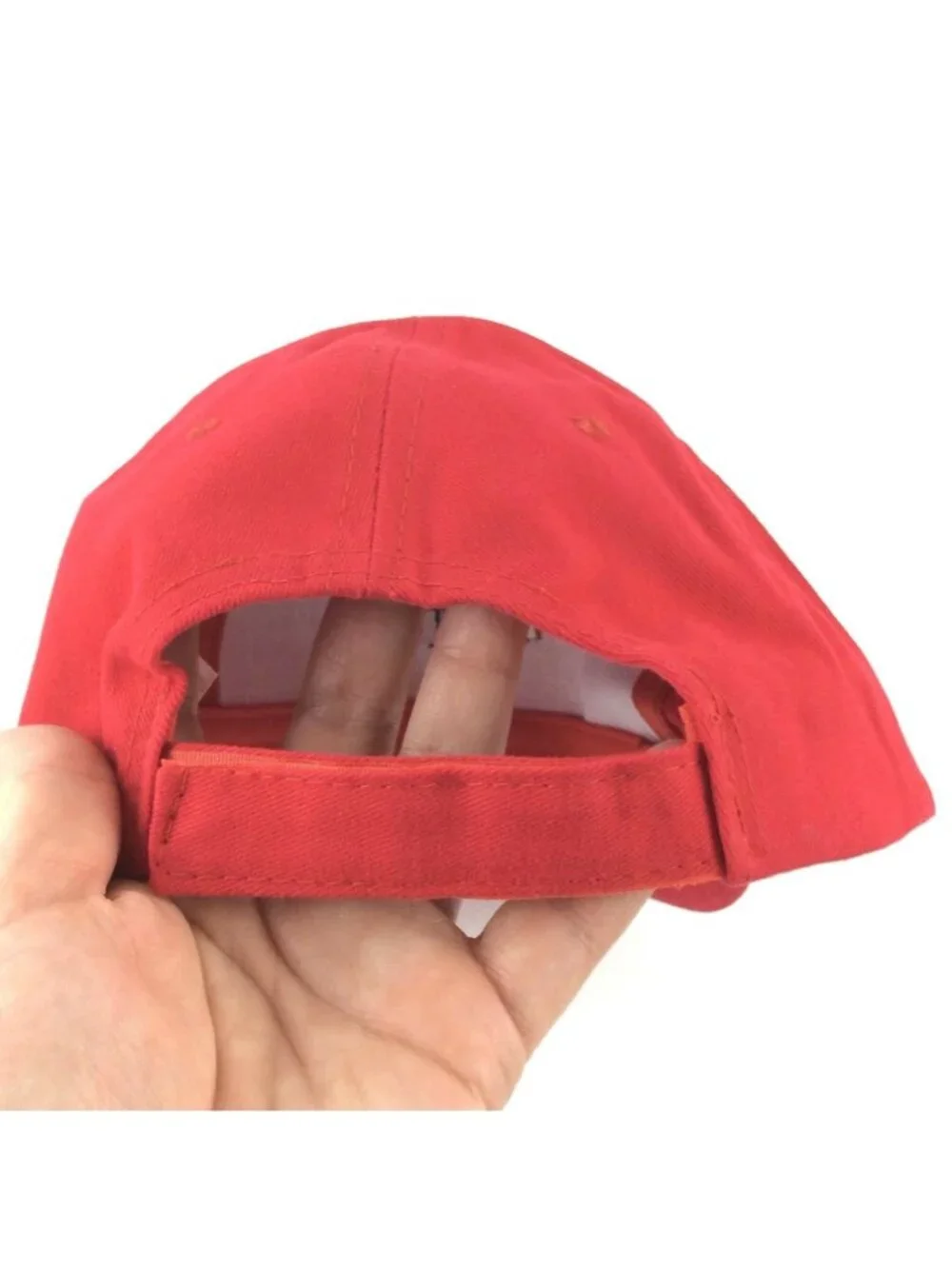Texas Rangers MLB Embroidered Hat Cap Red Cotton Blend Hook Loop Adjustable